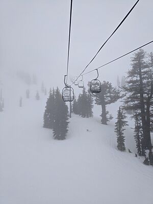 Alpine Bowl Chairlift, Alpine Meadows, California
