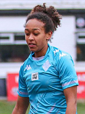 Atlanta Primus competing for London City Lionesses, February 2021