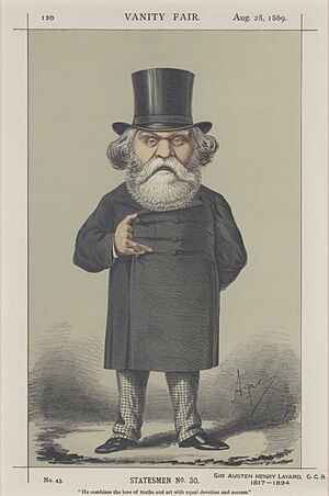 Austen Henry Layard, Vanity Fair, 1869-08-28