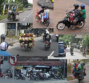 Bali moped col