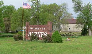 Welcome sign on Kansas Highway 148