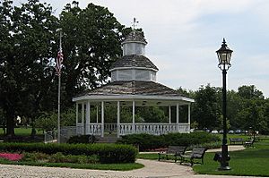 The Bartlett gazebo in Bartlett Park