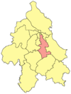 Location within the City of Belgrade