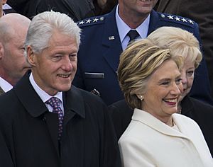 Bill and Hillary Clinton at 58th Inauguration 01-20-17 (cropped)