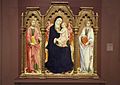 Brooklyn Museum - Madonna and Child with Saints James Major and John the Evangelist altarpiece - Sano di Pietro