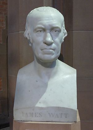 Bust of James Watt