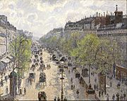 Camille Pissarro - Boulevard Montmartre, Spring - Google Art Project