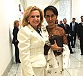 Carolyn Maloney and Aung San Suu Kyi at US Capitol