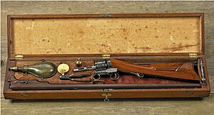 Cased Colt Paterson rifle