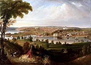 City of Washington from Beyond the Navy Yard by George Cooke, 1833