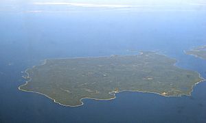 Aerial view of Cockburn Island