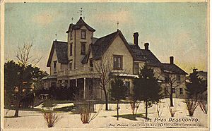 Coloured postcard of The Pines, Dr Oronhyatekha's home in Tyendinaga, postmarked 1909. (2867950603)
