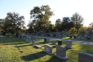 Columbia Gardens Cemetery, Section J (east end)