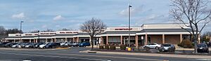 Commerce Plaza with a collection of small multiethnic restaurants (cropped)