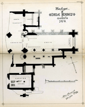 Dale Abbey plan 1878