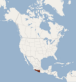 Distribution of Musonycteris harrisoni