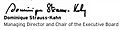 Dominique Strauss-Kahn Signature