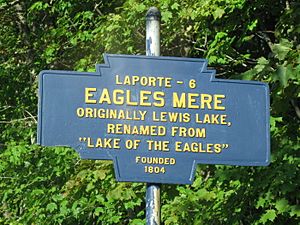 Eagles Mere, PA Keystone Marker