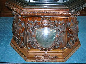 Eglinton Trophy base with dedicatory base
