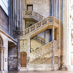 Escalier des Libraires, Notre-Dame de Rouen-8558