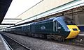 Exeter St Davids - GWR 43155-43154 Castle Class in platform 1