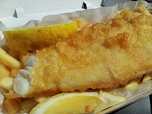 Fish and Chips Ocean Foods Drummoyne