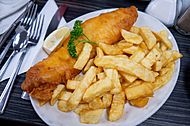 Fish and chips blackpool