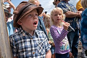 Former 2015 Mayor of Dorset MN, James Tufts reacts to losing a re-election bid for Mayor of Dorset 2016 (35577812494)