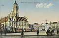 Gezicht op het stadhuis te Middelburg (1905-1915)