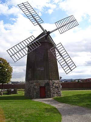 Greenfield Mill built on Cape Cod in Massachusetts USA, now at Greenfield Village in Dearborn Michigan