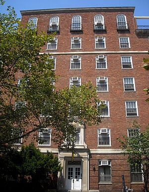 Hattie M. Strong Hall - entrance