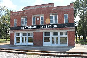 The Heathman Plantation Commissary is listed on the National Register of Historic Places