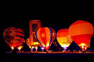Hot air balloon fiesta