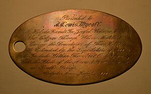 JLewisWyckoff Keys to the City Plaque Smith's Ferry, Holyoke