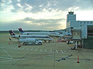 Jackson-Evers International Airport in July 2005