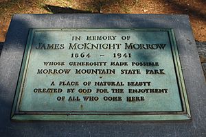 James McKnight Morrow plaque