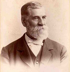 John Daniel Thompson McAllister sepia tone photo - abt 1870