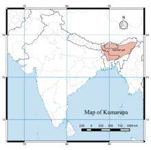 Kamarupa map
