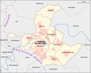 Karte-Limburg-Stadtteile