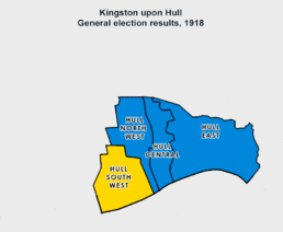 Kingston upon Hull general election results, 1918–2019