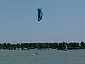 Kitesurfer at Podersdorf, Austria - 2013.08.18