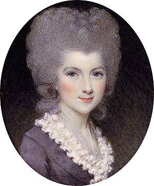 Lavinia, Countess Spencer, née Bingham (1762-1831) by Samuel Shelley