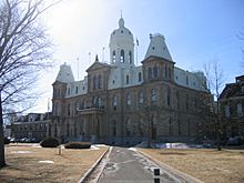 Photo of the New Brunswick Legislative Building, where New Brunswick's legislature meets and a Provincial Heritage Place
