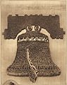 Liberty Bell composed of 25000 men at Camp Dix 1918