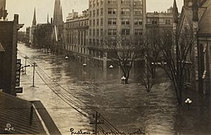 Ludlow Street - North - Dayton Ohio great flood of 1913