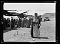 Majid (Pacha) - Sheik of Adwan outside his tent at Shunet Nimrin LOC matpc.19018