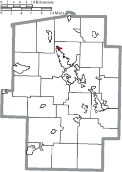 Location of Parral in Tuscarawas County