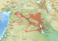 Middle East ISIS controlled areas