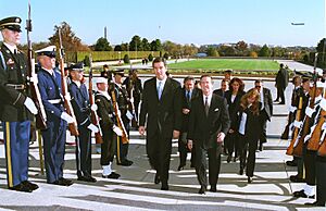 Milo Đukanović & William Cohen, Pentagon 1999