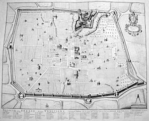 Mortier, Pierre (1661-1711), Mappa di Brescia a inizio Settecento